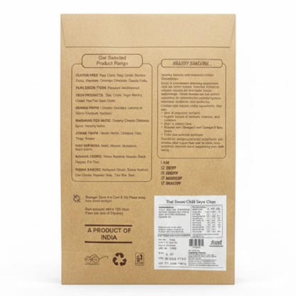 Chip | Thai Sweet Chilli Soya Chips- Zero Cholesterol-No Preservative-No Trans Fat- High Energy -Baked-Healthy Delicacy-210gm