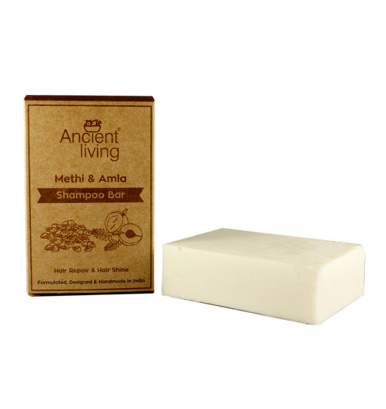Shampoo Bar | Methi &amp; Amla Shampoo Bar – Ancient living - 100gm