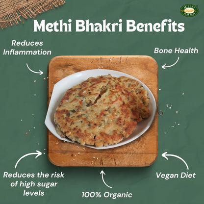 Methi Bhakhri – Vegan – Millet Amma – 180gm