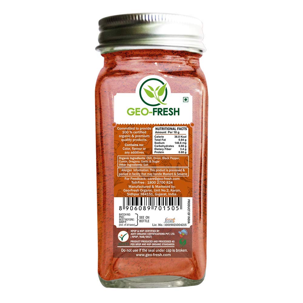 Mexican Seasoning | USDA Organic - Geo-Fresh - 45gm