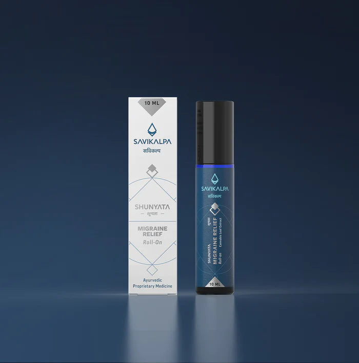 Roll On | Shunyata (Migraine Relief) - Natural - Cannabis Leaf Extract - Savikalpa - 10ml