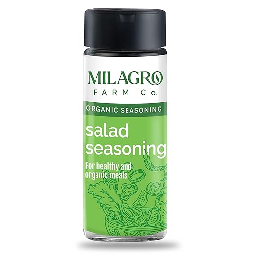Seasoning | Salad - For Organic & Healthy Meals – Organic – Vegan, Additive Free & No Preservatives – Milagro Farm Co. – 55gm