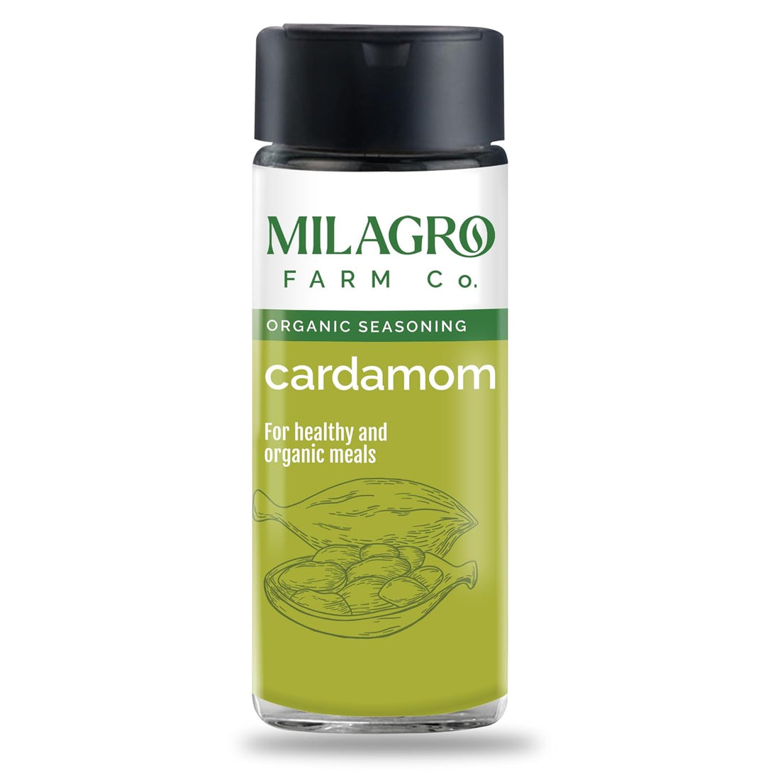Cardamom Powder | For Flavourful And Healthy Meals - Organic - Milagro Farm Co. – 50gm