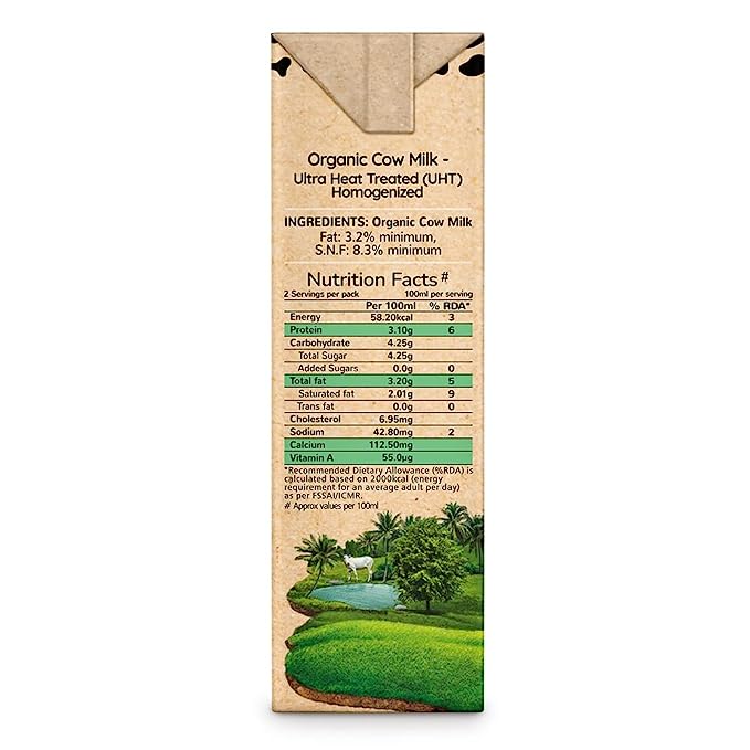 Cow Milk | Certified Organic – Antibiotic Free – No Adulterants, Preservatives &amp; No Stress Hormone – Akshayakalpa