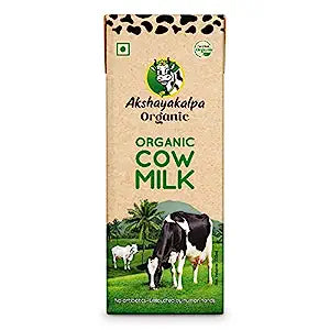 Cow Milk | Certified Organic – Antibiotic Free – No Adulterants, Preservatives & No Stress Hormone – Akshayakalpa