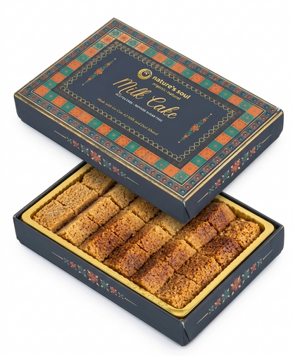 Milk Cake - Gluten Free - Made From 100% Natural Ingredients - No Preservatives &amp; Refined Sugar Free -Nature&