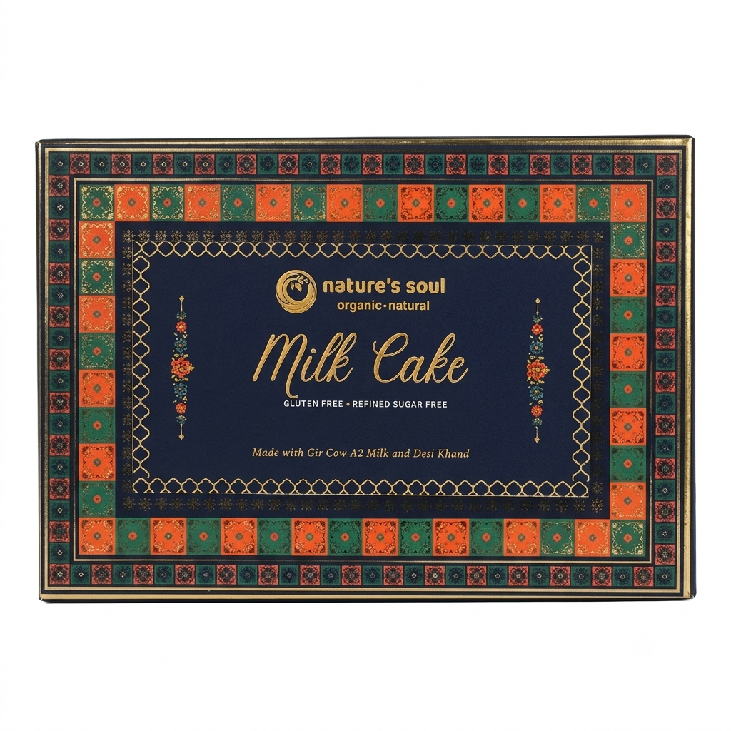 Milk Cake - Gluten Free - Made From 100% Natural Ingredients - No Preservatives &amp; Refined Sugar Free -Nature&