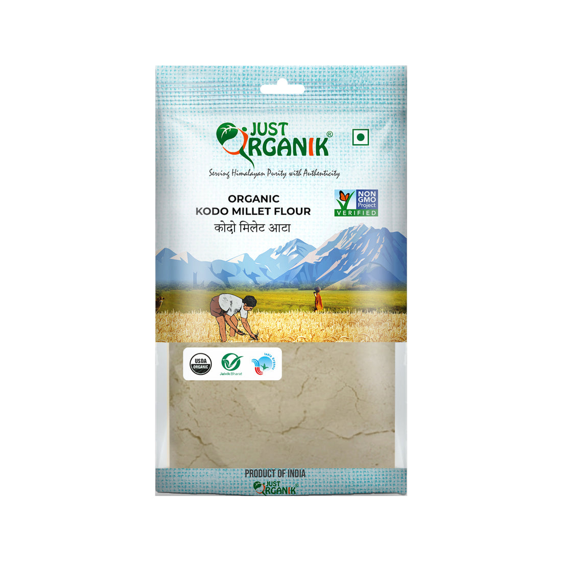 Millet Flour | Kodo - USDA Organic - Just Organik - 500gm