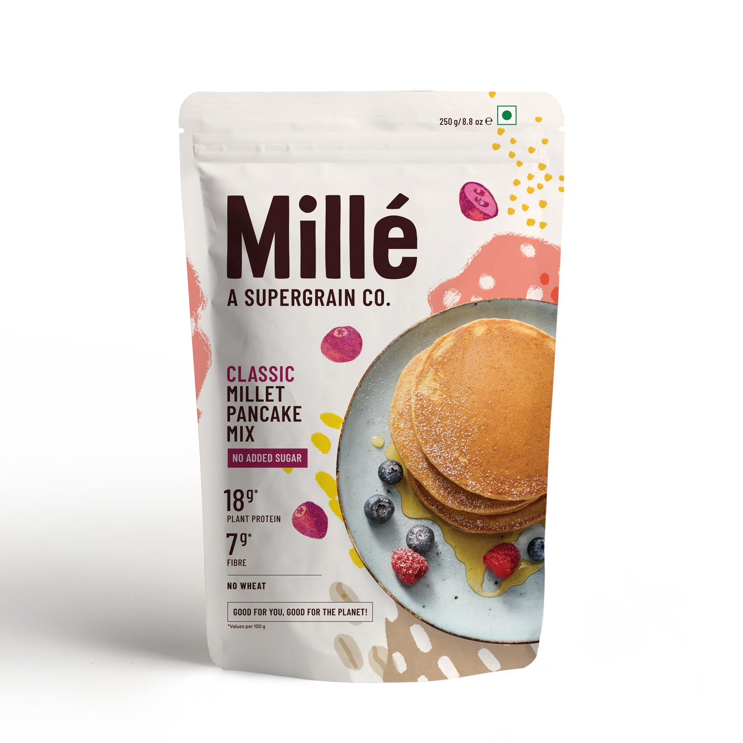 Millet Pancake Mix | Classic  -Gluten Free, No Atta, No Maida &amp; No Refined Sugar - Mille&