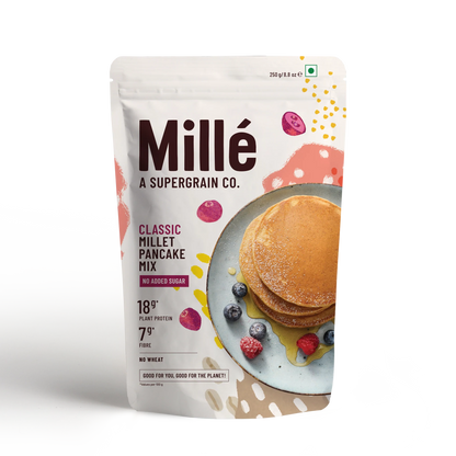 Millet Pancake Mix | Classic  -Gluten Free, No Atta, No Maida &amp; No Refined Sugar - Mille&