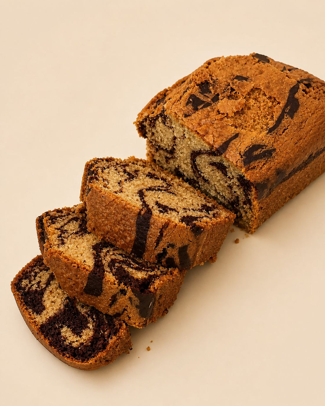 Cake | Millet Marble Cake - Vegan, Gluten Free &amp; Refined Sugar Free - Nature&