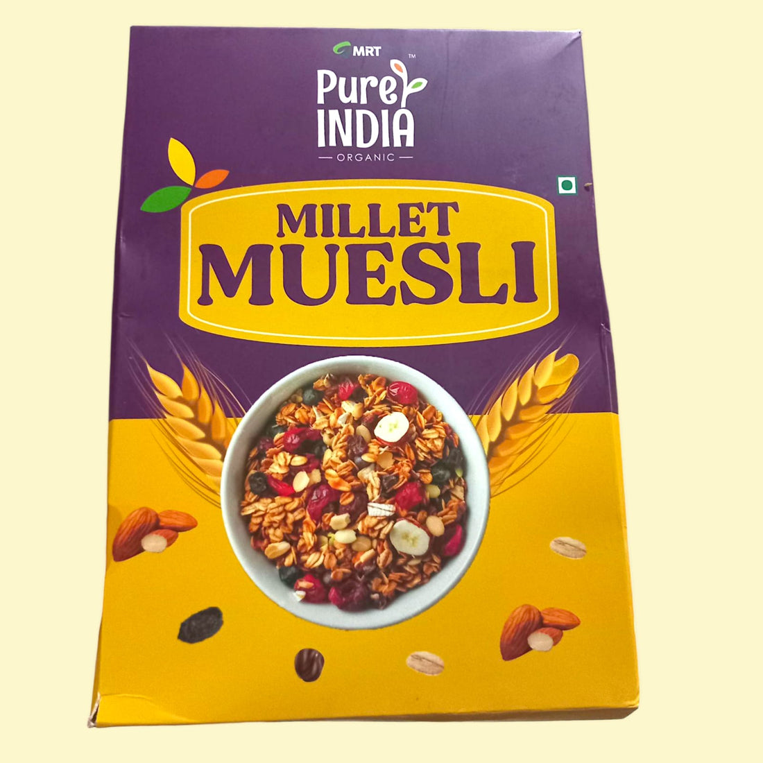 Muesli | Millet Muesli – Supports Bone Health – Gluten Free, High In Antioxidant And Whole Grain & No Added Preservatives – Mrt Organic – 500gm