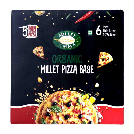 Organic Millet Pizza Base - Vegan - Millet Amma - 200gm