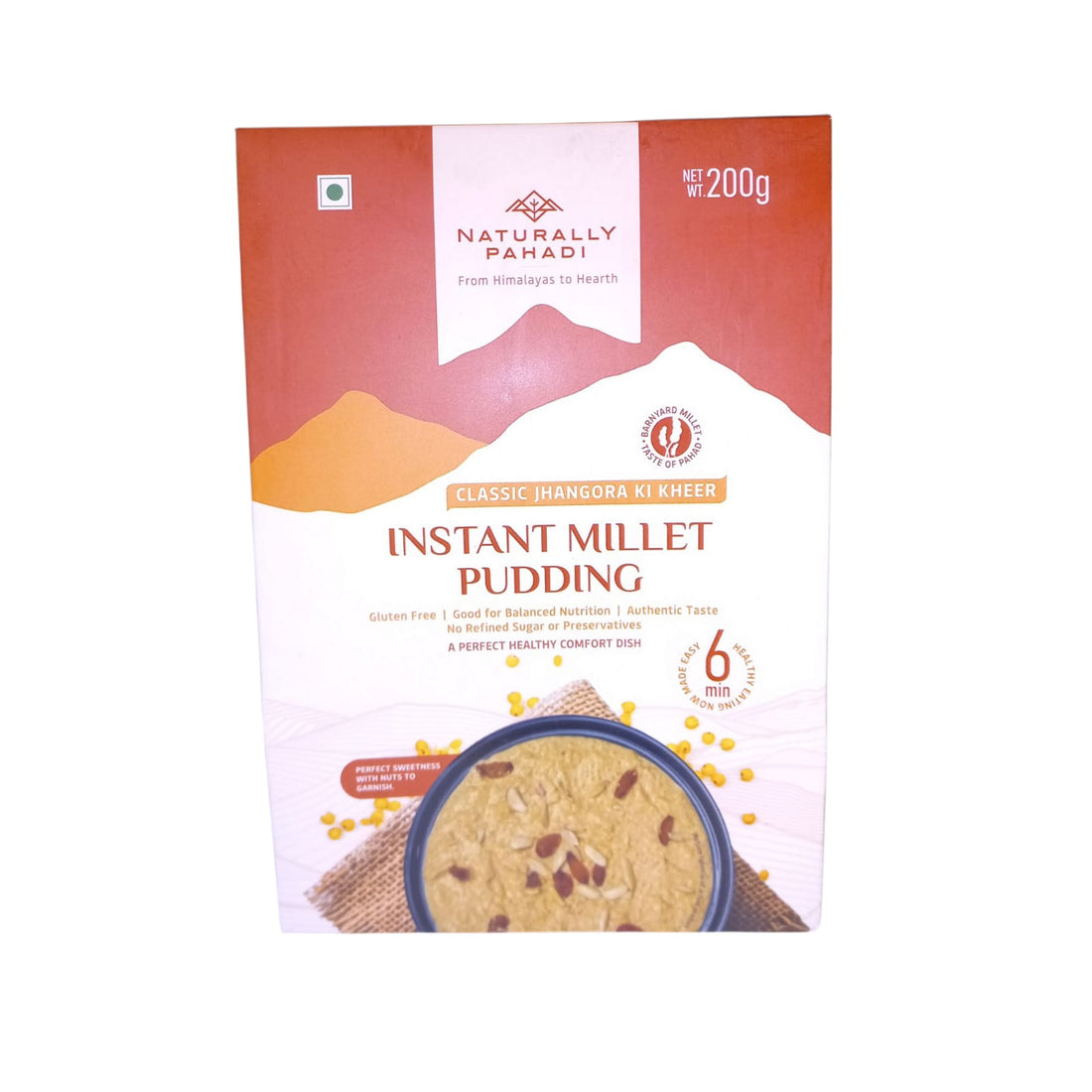 Millet Pudding | Instant - Classic Jhangora Ki Kheer - Gluten Free, No Refined Sugar &amp; No Added Preservatives - Naturally Pahadi - 200gm