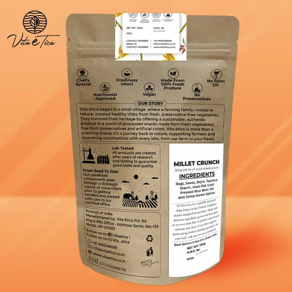 Chips | Millet Crunch  - Baked - Chef&