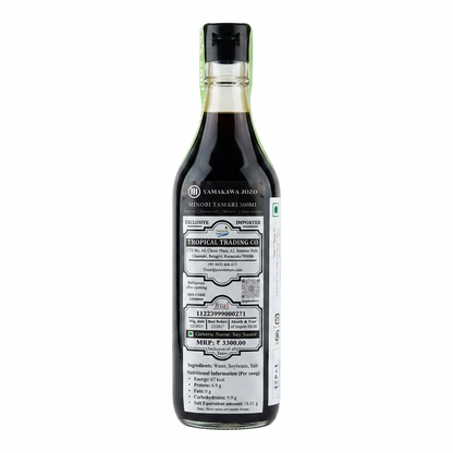 Minobi Tamari Sauce- Japan - 100% Soybean , Naturally Gluten-Free , Aged Over Two Years-No Added Artificial Flavors, Colors &amp;amp; No Added Preservatives  -Yamakawa Jozo - 500ml