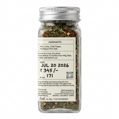 Salt | Mint Lime - Seasoning Salt-Single Origin Herbs and Spices-No Preservatives &amp; Additives – Himalayan Haat – 55gm