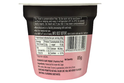 Mishti Doi | (Made With Cow’s Milk) - Artisanal - Gut Friendly, Lactose Free &amp;amp; No Preservatives - Epigamia - 85gm