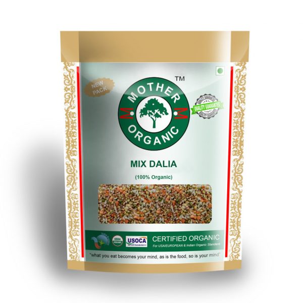 Mix Dalia -  Gluten Free &amp;amp; Rich In Fiber - Mother Organic - 500gm