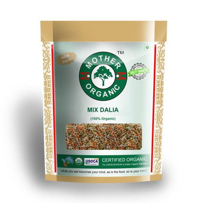 Mix Dalia -  Gluten Free &amp;amp; Rich In Fiber - Mother Organic - 500gm
