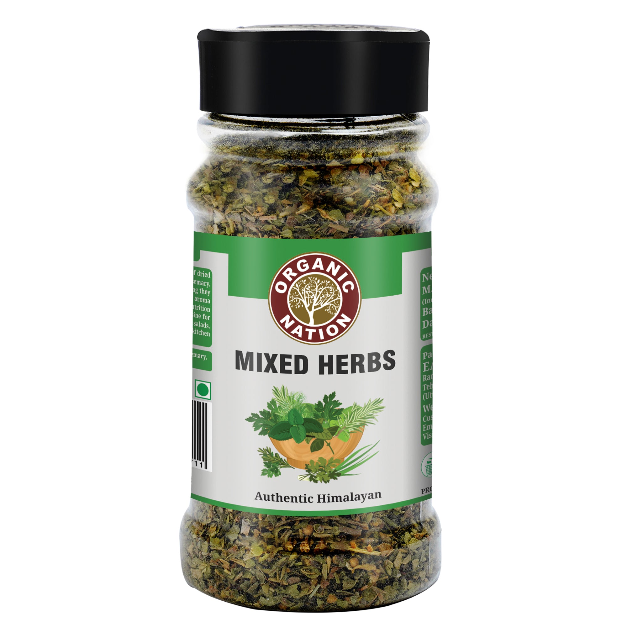 Mixed Herbs – Organic Nation – 50gm