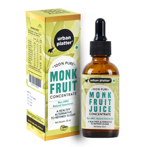 Monk Fruit Juice | (Concentrate) - Pure - Natural Sweetners - A Healthy Alternative To Refined Sugar - Non Gmo - Urban Platter – 50ml