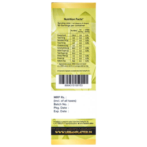 Monk Fruit Juice | (Concentrate) - Pure - Natural Sweetners - A Healthy Alternative To Refined Sugar - Non Gmo - Urban Platter – 50ml