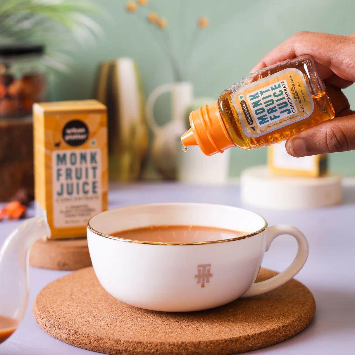 Monk Fruit Juice | (Concentrate) - Pure - Natural Sweeteners - A Healthy Alternative To Refined Sugar - Non Gmo - Urban Platter – 60ml