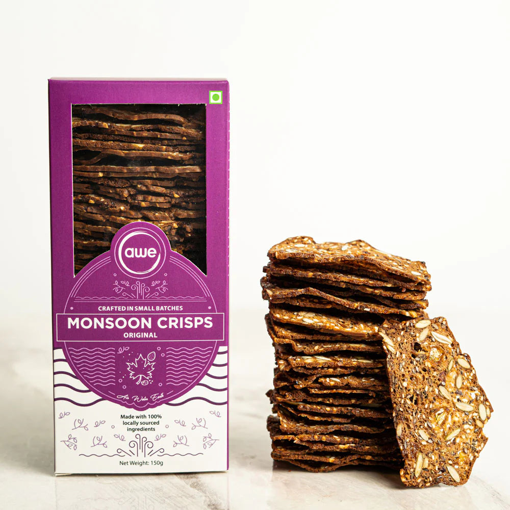 Monsoon Crisps | Original - Preservative Free &amp; No Msg - Awe - 150gm