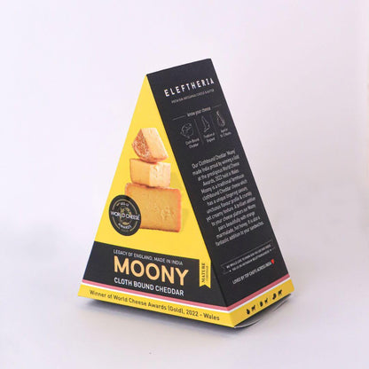 Cheddar Cheese | Moony – Cloth Bound Cheddar - Eleftheria Cheese - 200gm