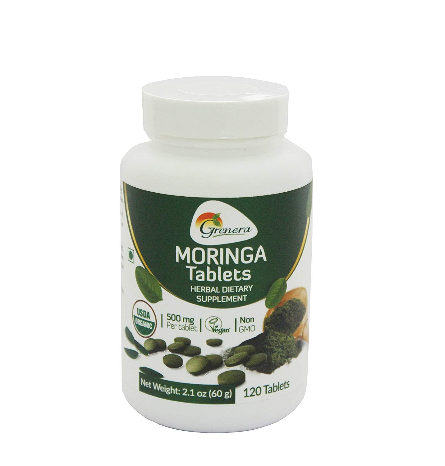 Moringa Tablets – 500mg - Grenera – 120Tablets