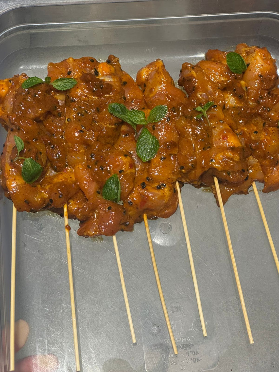 Moroccan Harissa Skewers - Spicy North African Style Marinated Kebabs-Smoky &amp; Zesty - Ready-to-Grill Gourmet Appetizer - Hand Crafted Spicy Skewers -Nature&