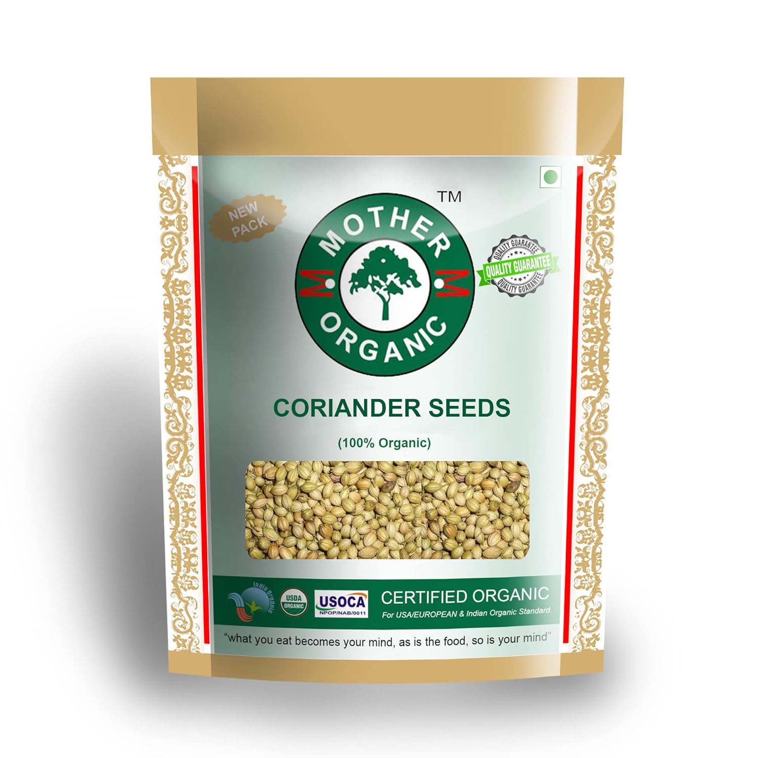 Coriander Seeds – Mother Organic – 250gm