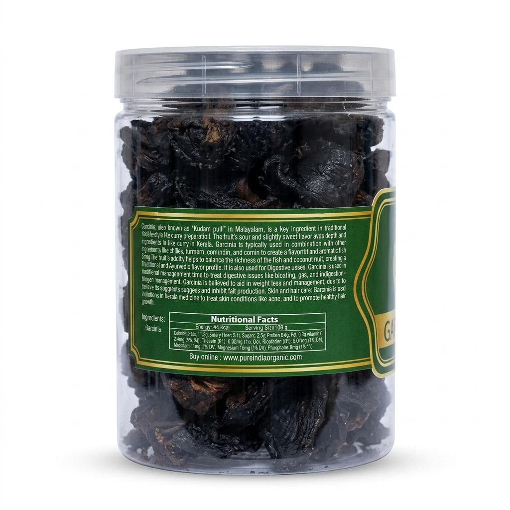 Garcinia | Kudampuli (GARCINIA) Organic- Kokum - Natural Farming -Pesticide Free - MRT Organic - 200gm