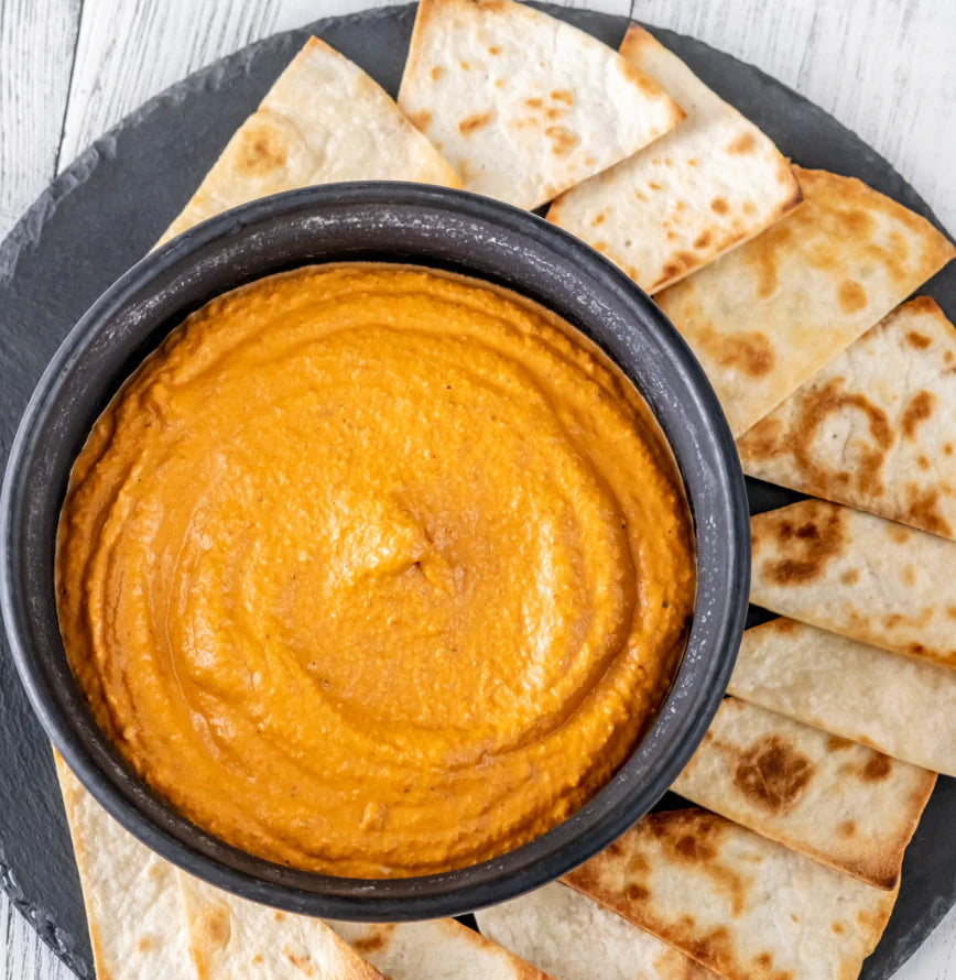 Muhammara Dip Roasted Red Pepper Dip - Fresh - Made From Organic Ingredients - Vegan &amp;amp; Gluten Free - 160gm