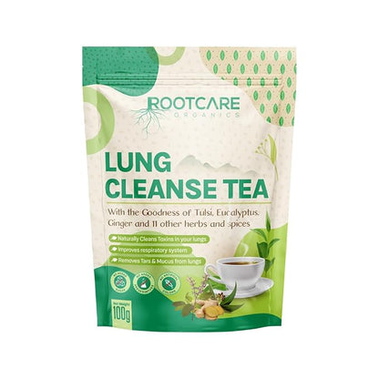 Tea | Mullein Tea For Lung Detox Cleanse – Naturally Grown- Ayurvedic Herbal Tea – No Added Sugar &amp;amp; No Added Preservatives – Root Care – 100gm