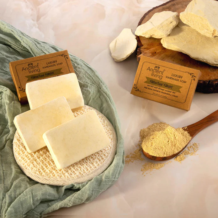 Multani Mitti Handmade Soap - Ancient Living - 100gm