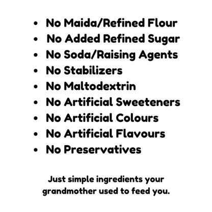 Multi-Grain Millet Jaggery Cookies - Gluten Free, No Refined Sugar, No Maida &amp;amp; No Soda - Early Foods - 130gm