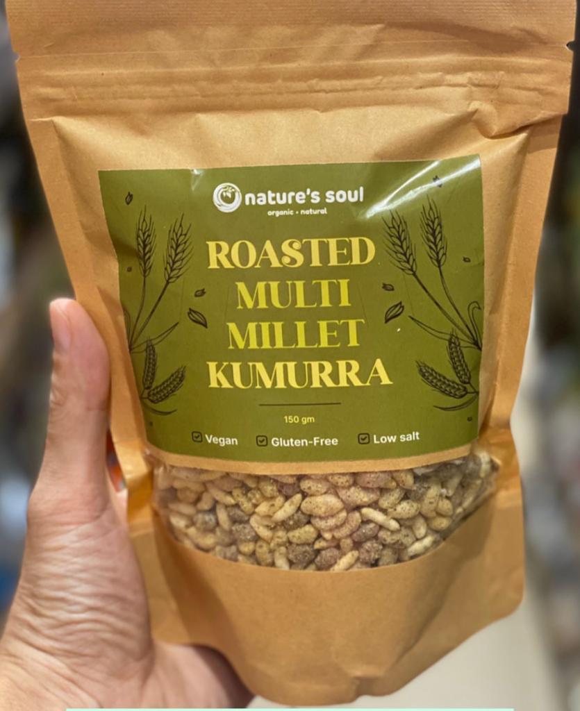 Multi Millet Kumurra | (Roasted) - Vegan, Gluten Free & Low Salt - Nature&