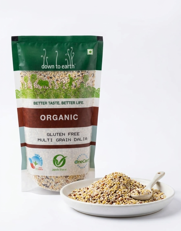 Dalia | Multigrain Dalia - Gluten Free – Down To Earth – 500gm