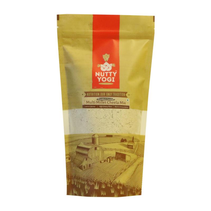 Multimillet Cheela Mix - Low In Calories, High Dietary Fiber &amp;amp;  Rich In Antioxidant - 400gm
