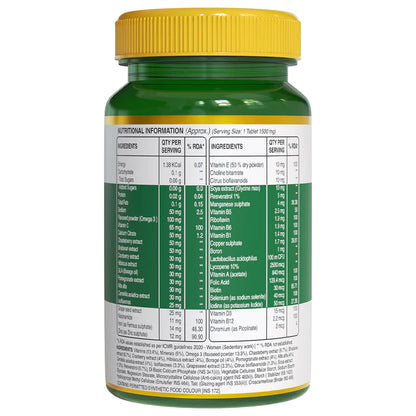 Multivitamin | (With 37+ Vitamin, Minerals &amp;amp; Herbs) – For Women – Boosts Immunity &amp;amp; Protects Against Bone Loss – Pure Nutrition -(1500mg) - 60 Capsules