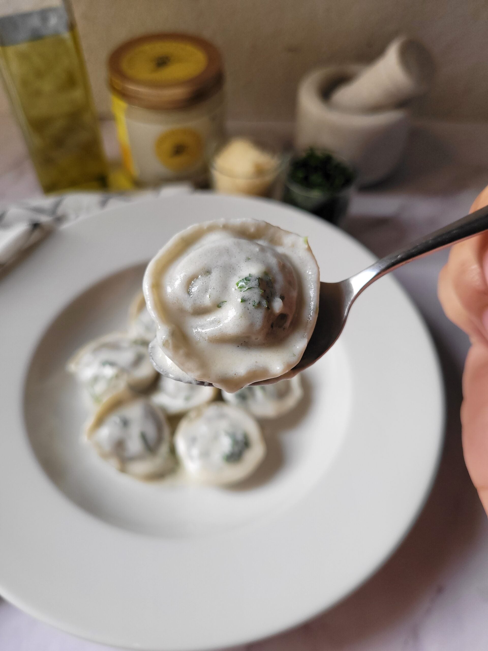 Pasta | Cappelletti (Mushroom &amp; Truffle) - With 20gm Herb Butter - Handmade - Dairy Free, No Maida, Preservatives &amp; Sugar Free - Nature&