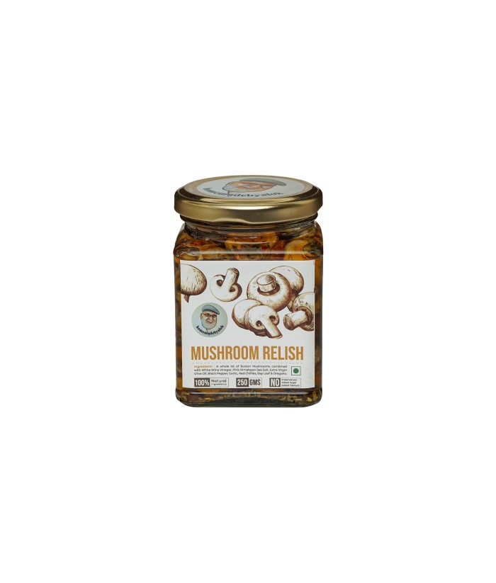 Mushroom Relish - No Added Sugar - Kikaboni - 250gm
