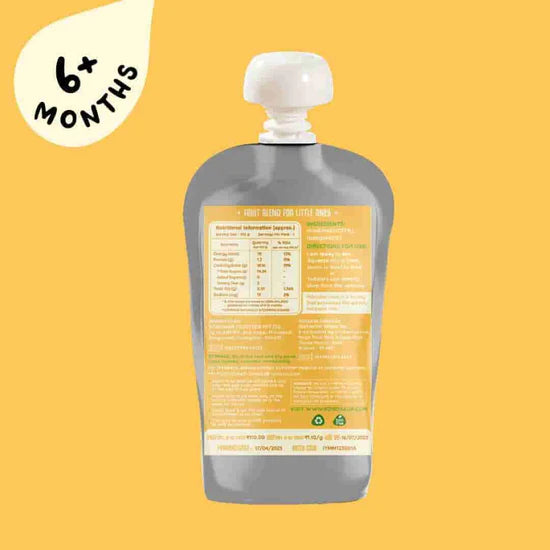 Muskmelon Mango Puree | No Added Salt &amp;amp; No Added Sugar – rorosaur – 100gm