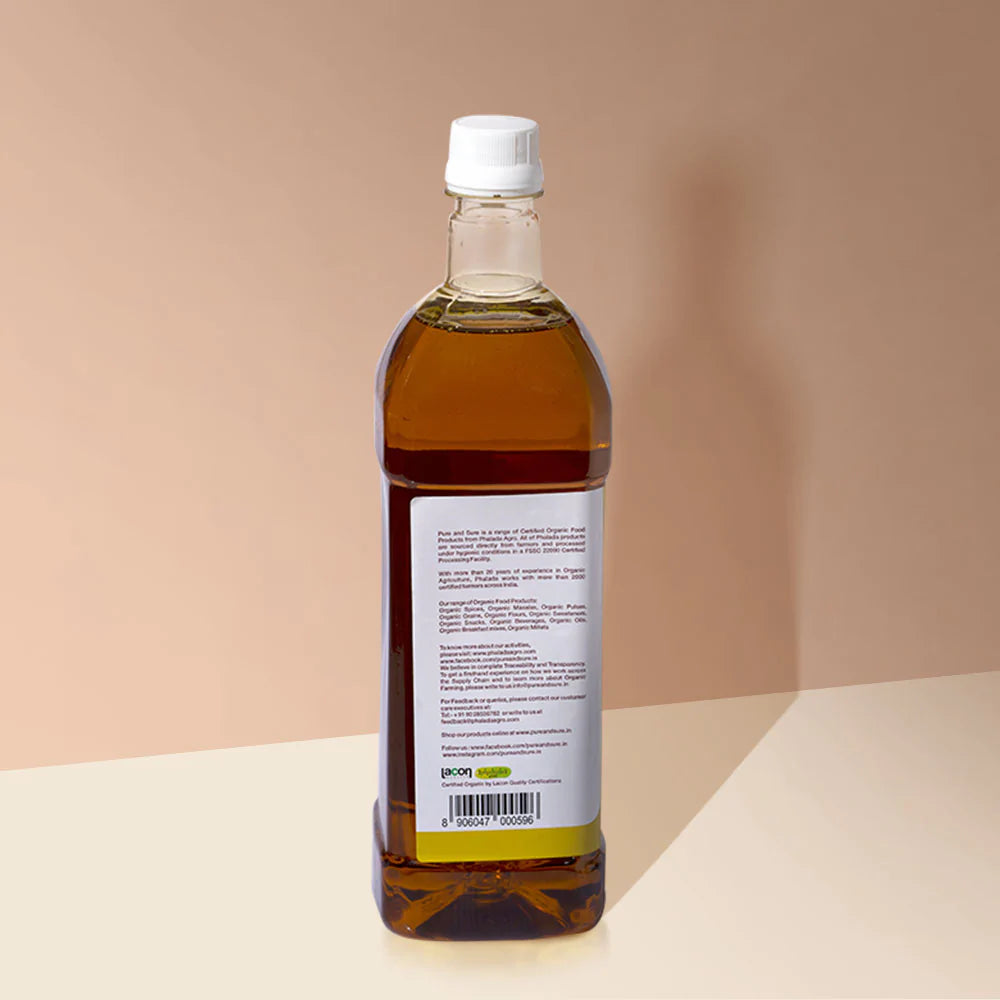 Mustard Oil | Cold Pressed - Organic - Indian - Pure and Sure - 1000ml