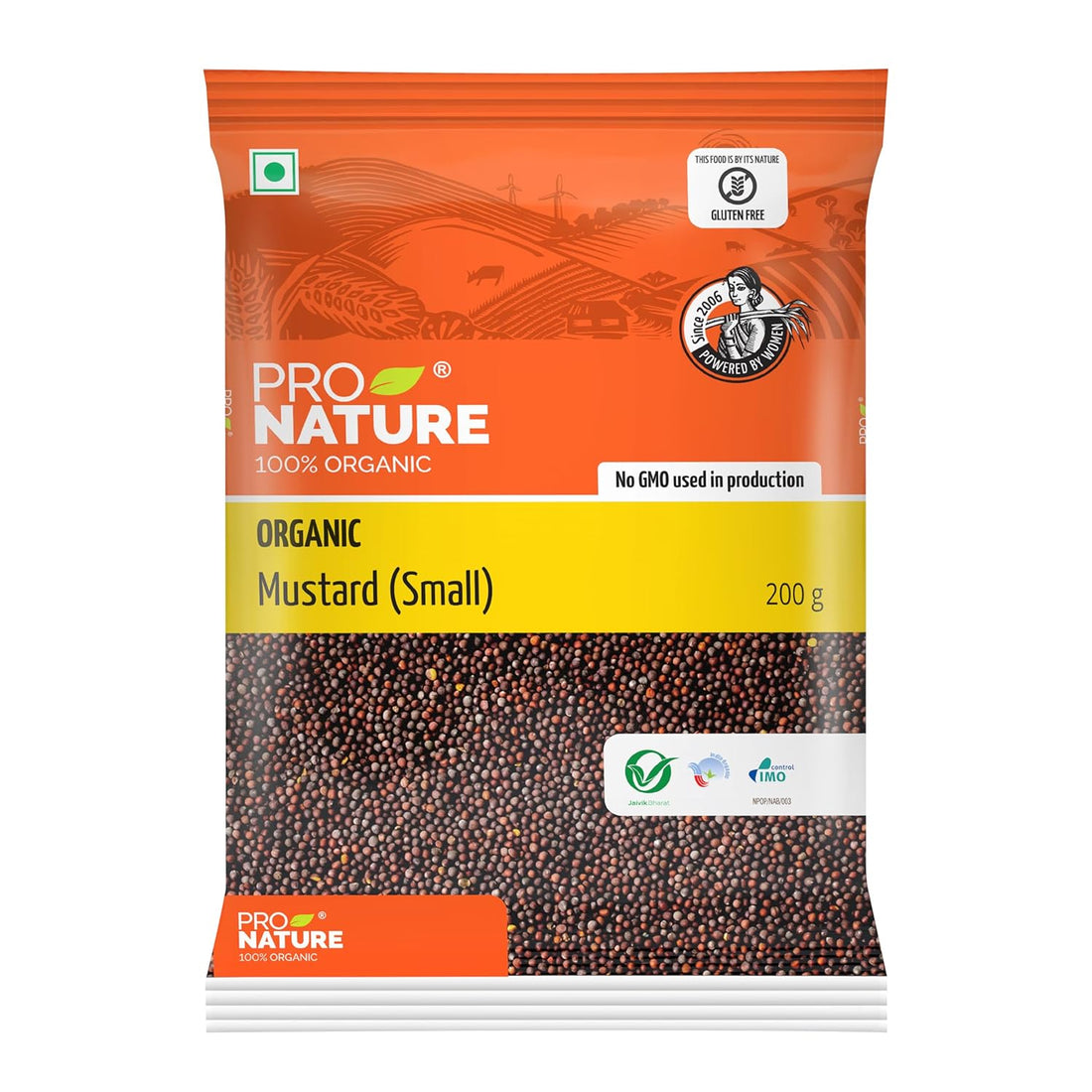 Mustard Seeds | Rai (Small) - Pro Nature - 200gm