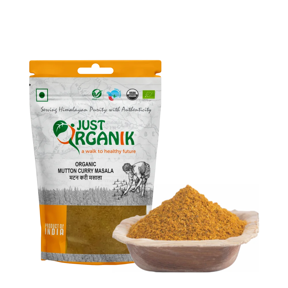Mutton Curry Masala | USDA Organic – No Added Chemical &amp;amp; No Pesticide – Just Organik – 100gm