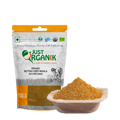Mutton Curry Masala | USDA Organic – No Added Chemical &amp;amp; No Pesticide – Just Organik – 100gm