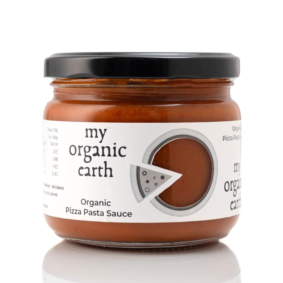 Pizza Pasta Sauce - Organic - Chemical Free, No Added Sweeteners, Preservatives, Synthetic Colours & Essence - My Organic Earth - 300gm